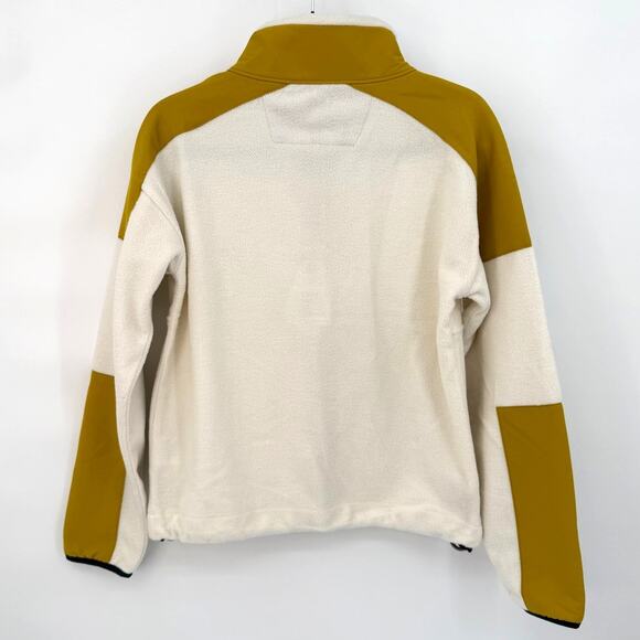 NWT prAna Womens Fleece Peak Jacket Contrast Chest Pocket Full Zip Size Small - Picture 2 of 9